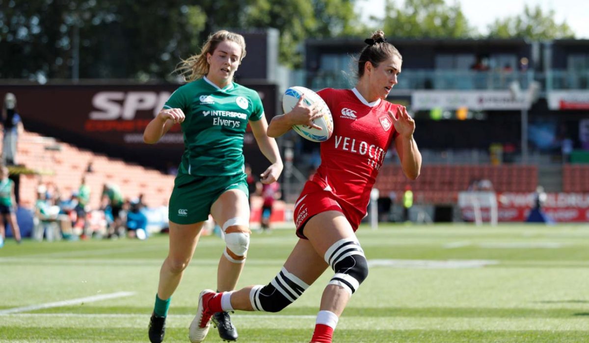 Team Canada take silver at the 2020 New Zealand Women’s Rugby Sevens